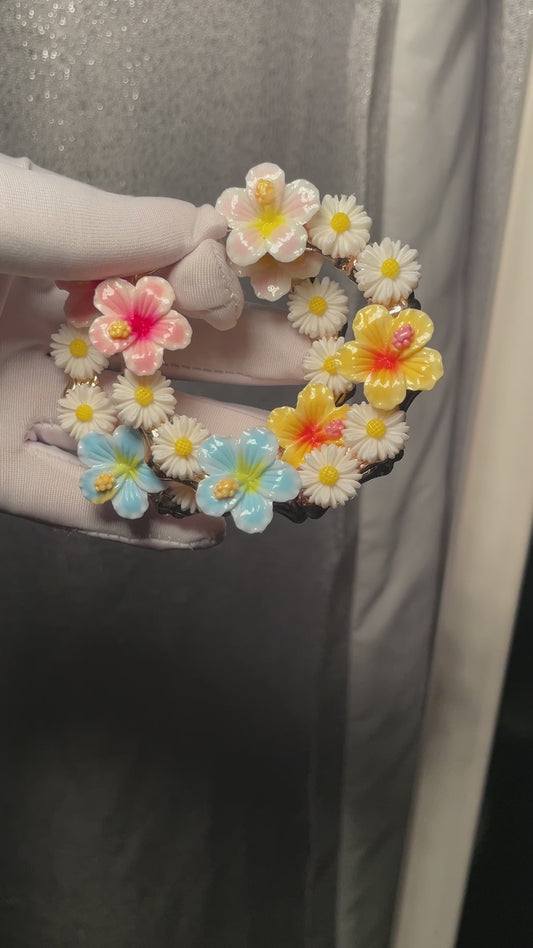 6.4cm mixed flower freestyle #2